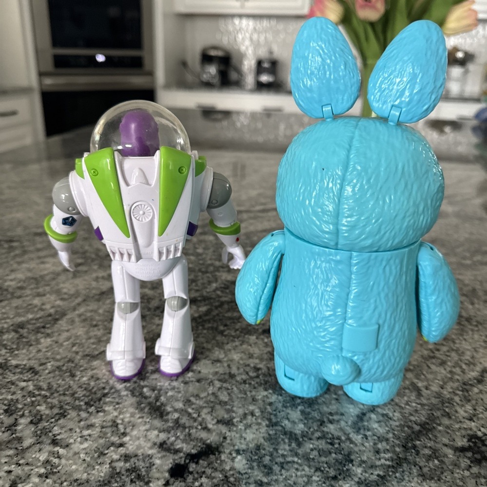 Disney PIXAR TOY STORY‎ 4 - Buzz Lightyear - 7" And Bunny 2 For 1 - Picture 5 of 9